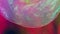 Glitter bubbles color mist paint water ink sphere