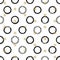 Glitter gold chaotic ring Christmas New Year seamless pattern