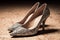 Glitter high heels woman shoes shiny fashion