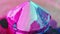 Glitter pyramid shiny paint drop neon ink drip gem