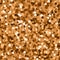 Glitter seamless texture. Actual red gold particle