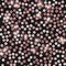 Glitter seamless texture. Admirable pink particles. Endless pattern made of sparkling sequins. Cute