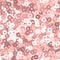 Glitter seamless texture. Admirable pink particles. Endless pattern made of sparkling sequins. Decen