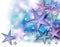 Glitter Star Background with Twinkles