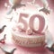 Glittering 50th Birthday Splendor with Doves