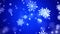 Glittering glitter Stars And Snow snowflakes Particles Motion loop 4K Background.