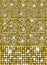 Glittering Gold Texture for your design. Stone plate paving pattern. Geometric Seamless vector pattern
