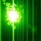 Glittering green background