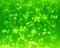 Glittering green background