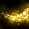 Glittering star dust field bokeh