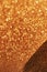 Glittery golden textured surface background