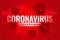 Global coronavirus lockdown due to infection spread
