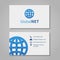 Global corporation business card