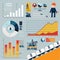 Global crude oil drilling and refining industrial process