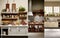 Global Culinary Perspectives: Kitchens from Different Countries Captured in a Singular Frame