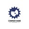 Global Engineer World Gear Logo Design Template