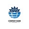 Global Engineer World Gear Logo Design Template