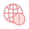 Global error color line icon