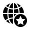 Global favorite glyphs icon