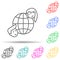 global friendship multi color style icon. Simple thin line, outline  of friendship icons for ui and ux, website or mobile