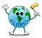 Global Globe Shows World Globalization 3d Illustration