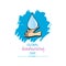 Global Handwashing Day concept, 15 October