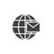 Global message vector icon