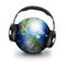 Global Music Headphones Earth