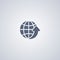 Global network, global download, vector best flat icon