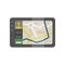 Global Positioning System Device, Mobile Application for Navigation Vector Illustration