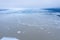 Global warming, aerial view of melting glacier, Iceland