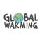 Global warming, Earth globe melting hand drawn doodle icon.