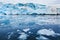 Global warming, iceberg melting in Antarctica