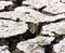 Global warming theme hot dried earth floor background