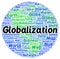 Globalization word cloud shape