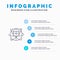 Globe, Business, Data, Global, Internet, Resources, World Line icon with 5 steps presentation infographics Background