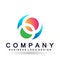 Globe company business Logo icon, union on Corporate Invest Business Logo design. Financial Investment on white background