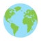 Globe earth icon vector