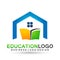Globe Education home logo children school books kids icon