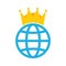 Globe King Logo Icon Design