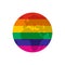 Globe Rainbow flat icon