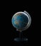 Globe sphere orb model effigy. vintage style world, global, education