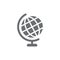 Globe stand icon. Vector illustration decorative design