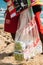 Globo biscuit salesman at Leblon Beach in Rio de Janeiro, Brazil