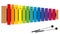 Glockenspiel Rainbow Colored Metallophone