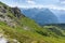 Glocknerblick observation platform on the Stubnerkogel mountain in the Austrian Alps