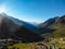 Gloedis - Panoramic view of the majestic mountain ridges of High Tauern seen near Gloedis in Schober group, East Tyrol