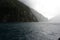 gloomy day at Milford Sound