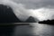 Gloomy and mystic of Milford Sound