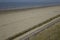 Gloomy seascape of Zandvoort